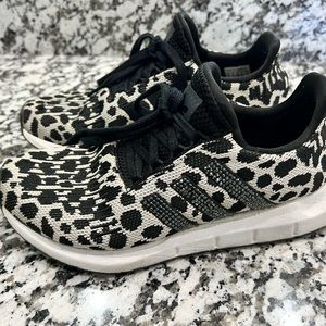Leopard Adidas with Swarovski Crystals